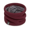 thumbnail image 1 of Foulard Cache-Cou Tricotée Doublée de Polaire d'Hiver, Cache-Cou à Double Couche pour Femmes Hommes, 1 of 1