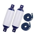 thumbnail image 2 of S SERENABLE 2 Pieces Boat Fenders Easy Installation Boat Accessory for Fishing Boat G0 Dark Blue Rope, 2 of 9
