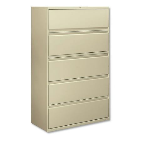 Alera Lateral File  5 Legal/Letter/A4/A5-Size File Drawers  Putty  42  x 18.63  x 67.63