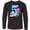 AB-Black, variant on Inktastic Fifth Birthday Mermaid Long Sleeve Youth T-Shirt