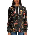 thumbnail image 2 of Garronmavis Mushroom Womens Fashion Hoodies Pullover Oversized Hooded Sweatshirt with Kangroo Pocket Long Sleeve Hooded Shirts Casual Fall Outfits, 2 of 6