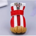 thumbnail image 5 of 2 pares de botas para perros, pantuflas para perros, calcetines para perros, calcetines antideslizantes para perros, zapatos para perros, botas antideslizantes para perros, patas lesionadas, rojo, 5 of 5