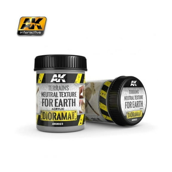 AK-Interactive Terrains Neutral Texture - 250ml (Acrylic) New
