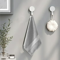 Djunllk Cotton Hand Towels Textured Stripe Cozy Soft, Premium Microfiber Hair Towel Highly Absorbent, Washcloths Basic Bathroom Towels for Bathroom Hotels Gym, 29.1" x 13.4"