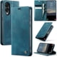 thumbnail image 1 of Funda tipo cartera para Samsung Galaxy S25 Edge, de piel, con tarjetero, soporte, cierre magnético y bloqueo RFID. TPU a prueba de golpes, compatible con S25 Edge, 1 of 8