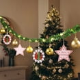 thumbnail image 4 of Uxgjfwu Christmas Hanging Garland with Wooden Sign and LED Lights Long Pendant for Mantel Wall Decoration Festive Room Decor for Holiday Party, 4 of 6