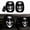 #d, variant on Ghost Face Headrest Covers for Cars, Scary Covers Halloween Car Accessories | Creepy Seat Cover Spooky Face Design Horror Mask Ghostly Headrest Decoration Funny Stretchy Protector for Vehicle