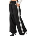 thumbnail image 1 of Womens Track Pants Loose Straight Leg Jogging Sweatpants Warm-Up Sports Athletic Running, 1 of 7