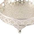 thumbnail image 1 of Maoww Luxury Serving Tray Wedding Gift Multipurpose for Table Centerpiece Kitchen Argent Large, 1 of 8