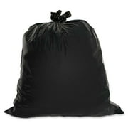 Genuine Joe Heavy-Duty Trash Can Liners - Extra Large Size - 60 gal - 39" Width x 56" Length x 1.50 mil (38 Micron) Thickness - Low Density - Black - 50/Carton