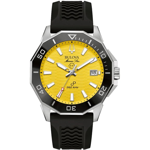 Bulova Men's Marine Star Series C Yellow Dial Watch - 96B431