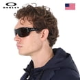 thumbnail image 6 of Oakley OO9416 Split Shot Rectangle Shaped Polarized Sunglasses for Men - Includes Official Eyewear Kit - Matte Black Frame with Prizm Black Lens, 6 of 6