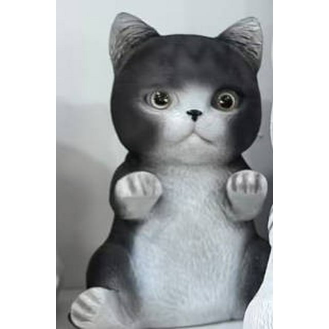 Ornements pour Chats Statue en Résine, Figurine en Résine pour Chat, Statue Décorative pour Chat, Figurine Mignonne pour Décoration Intérieure