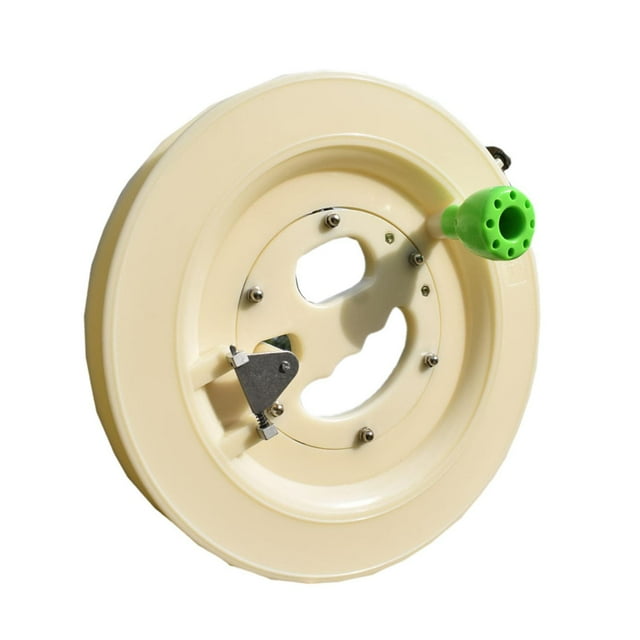 Handheld kite reel kite string tambre de carrete fuera del juego profesional de la cometa de la cometa de la cometa de la cometa multipropósito para mujeres césped Dia 28cm Cadena 800m
