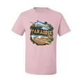 thumbnail image 2 of Wild Bobby, Paradise Surf Shack Marlin Pop Culture Men's Graphic T-Shirt, Light Pink, Large, 2 of 3