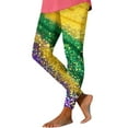 thumbnail image 3 of lcziwo 50 Percent off Sales Today, Mardi Gras Outfit for Women, Casual High Waisted Workout Leggings Milk Silk Soft Sport Elastic Yoga Pants 2025 Carnival Theme Printed Tights Multicolor S, 3 of 4