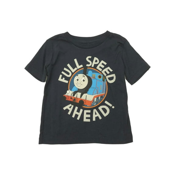 Thomas The Tank Engine Toddler Boys Blue Full Speed Train T-Shirt Tee Shirt 12M
