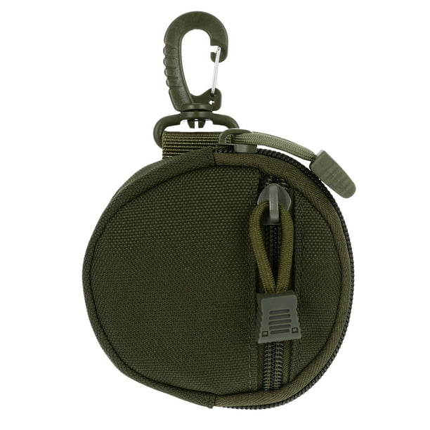 Riñonera táctica para monedas y llaves, ideal para actividades militares, acampadas y senderismo, 1 unidad.