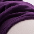 thumbnail image 4 of FYHALE Fleece Throw Blanket for Couch Purple - Lightweight Plush Fuzzy Cozy Soft Blankets and Throws for Sofa, 60x82 inches, 4 of 5