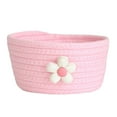 thumbnail image 2 of POINTERTECK Fleur Mini Panier de Rangement Tissé Panier de Rangement Recyclable et Flexible pour Bureau à Domicile, 2 of 2