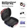thumbnail image 4 of Flag Plants Sanitary Napkin Purse Sanitary Bags under Clothes Travel Pouch Ring Pouch Small Storage Bag for Sanitary Napkins - 4.7x6.6x6.6 in, Plush Fabric, Sponge, 4 of 6