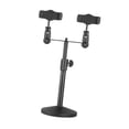thumbnail image 4 of Soporte para teléfono de escritorio, cómodo ángulo de altura ajustable, soporte doble para teléfono ajustable de 360 grados para ver en la oficina, 4 of 8
