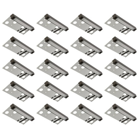 20-Pack GKOplus Frosted Lens Hardscape Light  UL Listed  6.8 Inches Long  Integrated 22pcs 2700K LED Light Source  Landscape LED Step Light  Solid Die-cast Aluminum Housing  Low Voltage 12V AC/DC