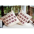 thumbnail image 3 of 20" x 20" Simply Daisy Home Sweet Home Indoor/Outdoor Pillow, Maroon Red Qty 1, 3 of 6
