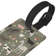 thumbnail image 3 of Gaeub One Size Printed Travel Luggage Identification Tags, Golf Bag Tags with Information Bar on The Back - 3.4 x 2.1 inch, 3 of 8