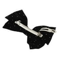 thumbnail image 4 of Unique Bargains 1 Pc Cute Rhinestones Bow Spring Hair Clips Black, 4 of 5