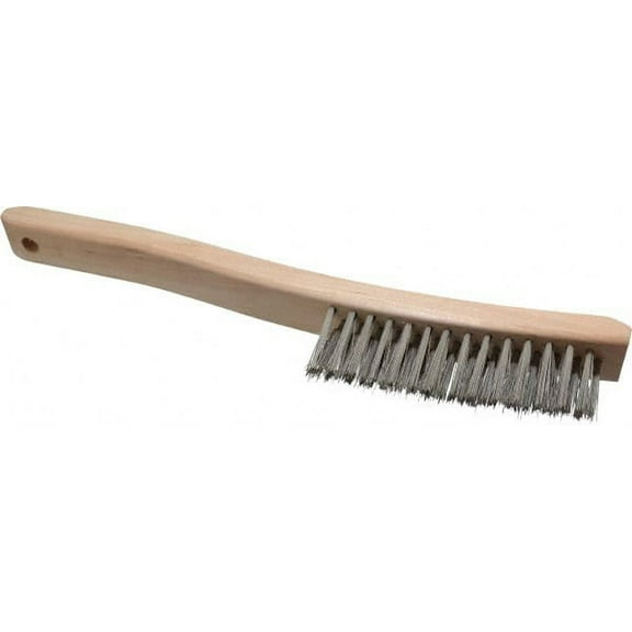Osborn - 3 Rows x 14 Columns Stainless Steel Scratch Brush - 6" Brush Width, 13-3/4" OAL, 1-1/2" Trim Length (2 Pack)