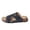 Blue, variant on Womens Arch Support Slide Sandals Comfortable Breathable Slip On Round Toe Orthotic Flat Beach Slides For Daily Casual Walking Vacation Holiday