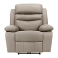 thumbnail image 3 of Lexicon Hancock Leather Power Reclining Chair in Latte, 3 of 8