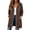 Brown #46, variant on WULMLEO Womens Long Hoodies Lined Long Sleeve Hooded Full Zip Up Sweatshirts Casual Loose Fit Sweater Coat Fashion Winter Jacket with Pocket Wine M
