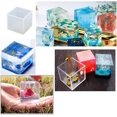 thumbnail image 4 of Juego de moldes de resina epoxi, 43 piezas de moldes de resina para fundición de resina, moldes de silicona para bricolaje, resina epoxi que incluye esférico, cúbico, piramidal, diamante, con taza, 4 of 6