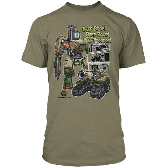 Overwatch Roll Out Bastion Gamer Adult T-Shirt