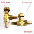 thumbnail image 3 of SENRISE Brass Parallel Valve Hose Connection For Precise Adjustment of Gas Flow 8mm Gold, 3 of 7