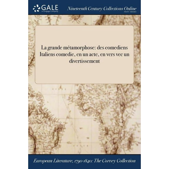 La grande métamorphose (Paperback)