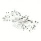 thumbnail image 4 of Nvzi Horquillas para el pelo de boda con flores para novias, peinetas con perlas de cristal, pinzas para el pelo, accesorios para el pelo de boda dorados, joyas plateadas, 4 of 4