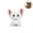 White, variant on Cute Curly Hair Cat Plush Stuffed Animal Toy, Big Ear Fluffy Kitten Plush Doll with Collar, 4 Colors Soft Kitty Plushies for Kids Sleeping Companion Sofa Decor Birthday Christmas Gift