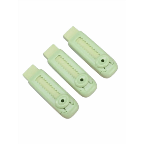 Retractable Push Eraser – Clean, No Residue, Compact & Portable - Green