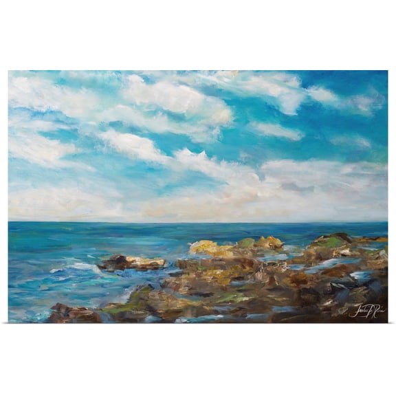 Great BIG Canvas | Rolled Julie DeRice Poster Print entitled Into the Horizon I