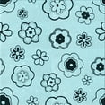 thumbnail image 1 of Ahgly Company Machine Washable Indoor Square Transitional Seafoam Green Area Rugs, 7' Square, 1 of 7