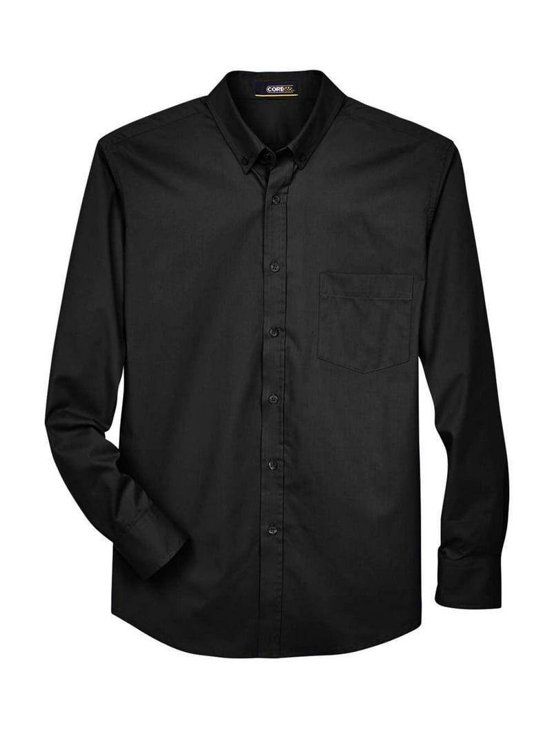 CORE365 88193T Men's Tall Operate Long Sleeve Twill Dress Shirt-Classic  Navy-5XLT