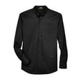 thumbnail image 4 of Ash City - Core 365 Men's Operate Long-Sleeve Twill Shirt M BLACK, 4 of 5