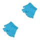 thumbnail image 2 of Qarigey Mitones de punto de invierno Calentador de manos Cubre Color sólido Unisex Adultos Medios guantes Cielo azul 2Conjunto, 2 of 6