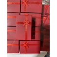 thumbnail image 1 of Joyero de diseño moderno de gran tamaño de 5 x 8 pulgadas, caja rectangular con lazo, caja de papel con forma de nube, caja para juego de anillos rojos, 1 of 6