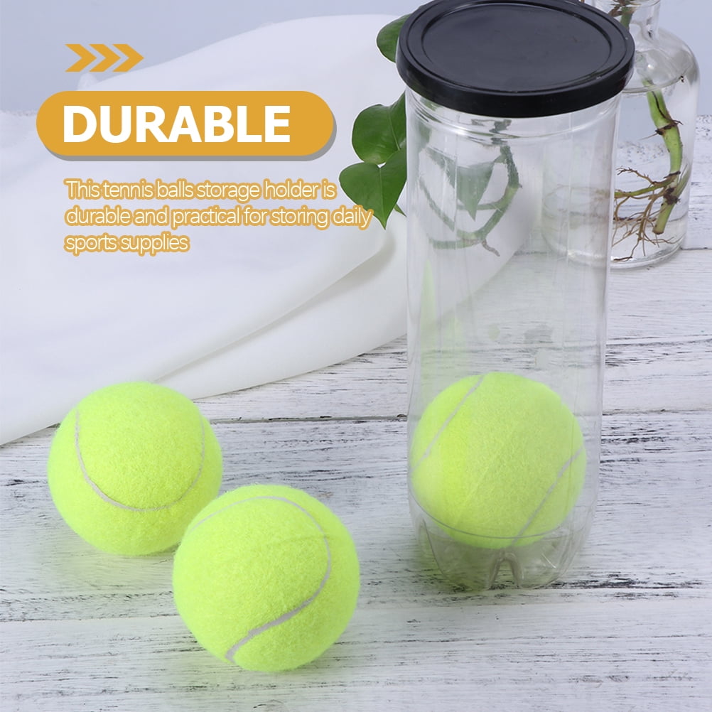 KAKOWELY Tennis Ball Storage Solution Transparent 9Pcs 8.3X3X3In