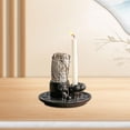 thumbnail image 1 of Porta incienso, decoración del hogar, centros de mesa, adorno de mesa, plato de vela de gato, portavelas de cerámica para sala de estar, casa de té Negro, 1 of 8