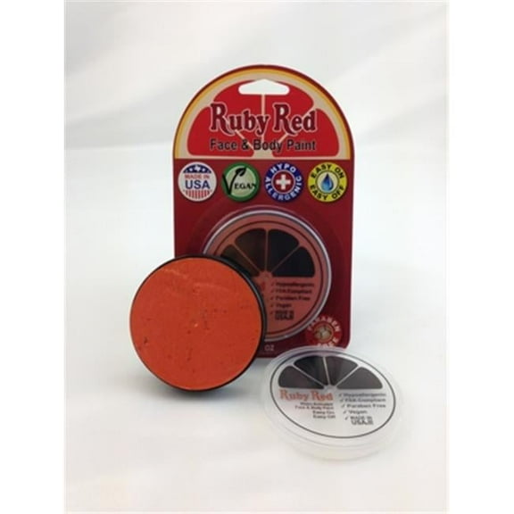 Ruby Red Paints 18MP651 Individual Colors, 18 ml - Pearl Orange - P651